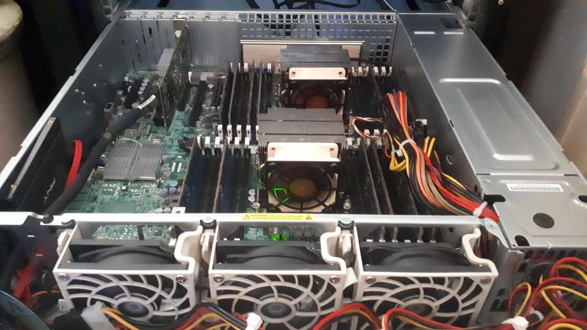 The inside of my Supermicro CSE-216